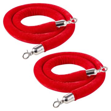 Оградительные канаты VEVOR 2redrsyt, 2 шт, Ø 32 × 150 см
