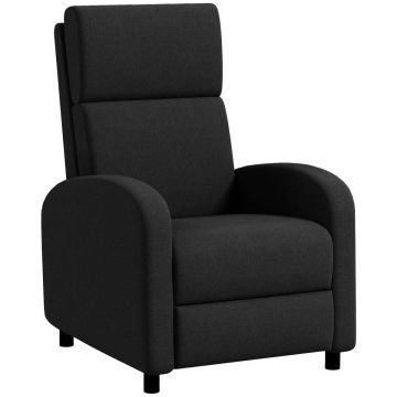 Lamamistool-tugitool, Jalatoega, Must, 64 × 86 × 102 cm