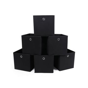 Karpide komplekt, 6 osa, must