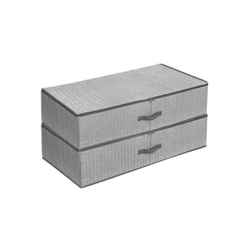 Hoiukastide komplekt 82 x 42 x 20 cm, 2 osa, hall