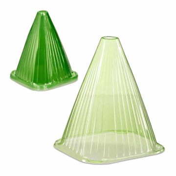 Taimede katted Relaxdays 10041429, 10 tk, Rohelised, 22 × 19 × 19 cm