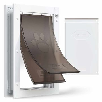 Lemmikloomauks VEVOR CWM07-2L, L-suurus, 2 klappi, 522 × 351 × 76,8 mm