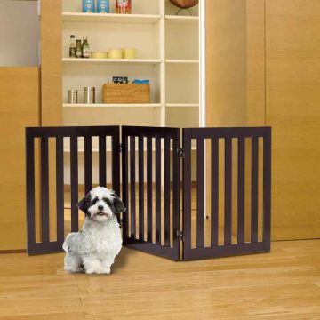 Pet Fence, 3 Panels, 60 × 24 × 1 inch