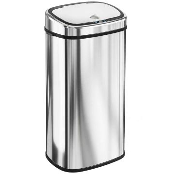 Automaatne prügikast Homcom 40.5x29.5x78cm., hõbedane/must