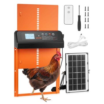 Automaatsed kanakuudi uksed VEVOR M6, 38 × 9,5 × 27,5 cm