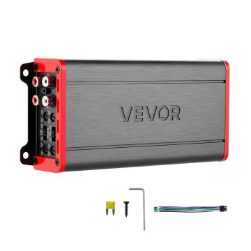 Autovõimendi VEVOR MXD400.4, 4 kanalit, Hall, 18,9 × 8,5 × 4,1 cm