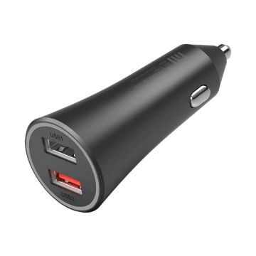 Autolaadija Xiaomi Mi 37W Dual-Port Car Charger, 2 porti, Must