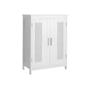 Vannitoa kapp 60x30x80 cm, Skandinaavia stiilis, mattvalge