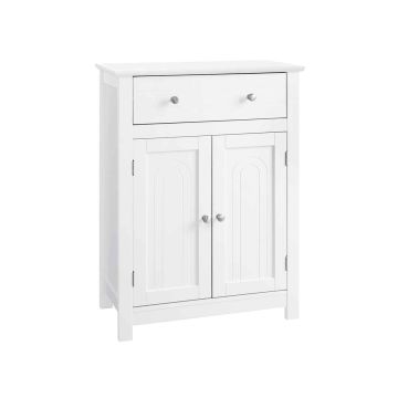 Vannitoa kapp 60 x 80 x 30 cm sahtliga, valge
