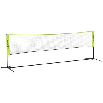 Sulgpallivõrk Sportnow 420x103x155cm., must/roheline