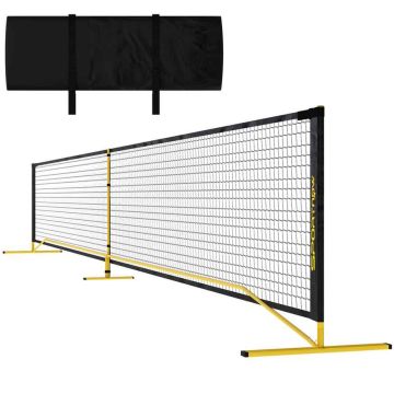 Sulgpallivõrk Sportnow 670x60x92cm., must/kollane