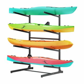 Kajakihoidik VEVOR JHKYS-004, 4 kajakile, 100 kg, 99,6 × 178 × 116,5 cm