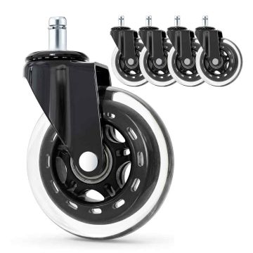 Mööblirattad SONGMICS AOP202B101, 5 tk, Mustad