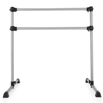 Ballet Stand, Adjustable, Silver, 49 × 27.5 × 46 in