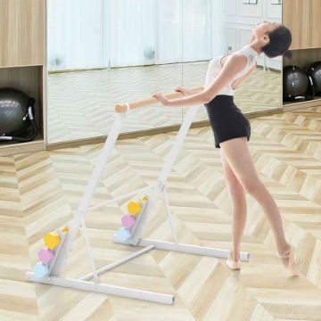 Ballet stand, with weight holders and wheels, 97 × 86 × 94 cm