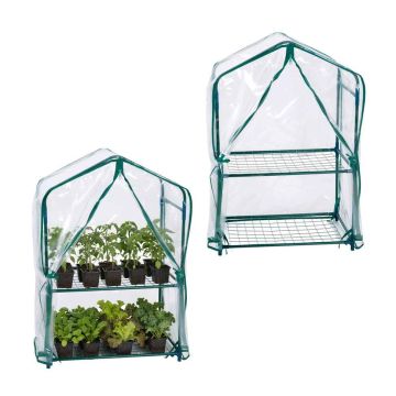 Rõdukasvuhoone Relaxdays 10053018_303, 2 tk komplekt, 59 × 95 × 39 cm