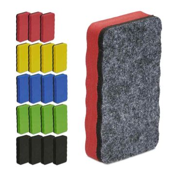 Набор стирателей для доски Relaxdays, 20 шт, Разноцветный, 10,5 × 2 × 5,5 см