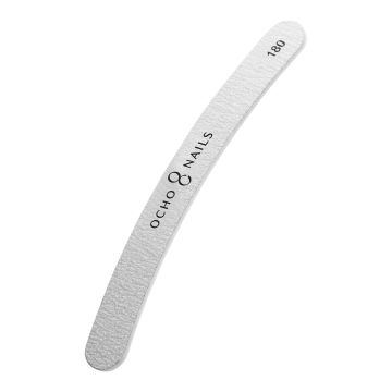 Banaanikujulised küüneviilid OCHO NAILS, 10 tk, jämedus 100/180