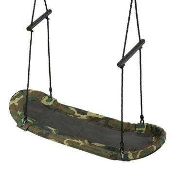 Surfboard-shaped swing, 1–3 children, 126 × 47 cm