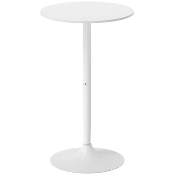 Барный стул Homcom 60x60x102 см, белый