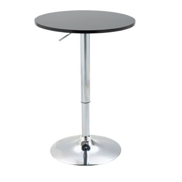 Baaritool Homcom 61x90cm., hõbedane/must