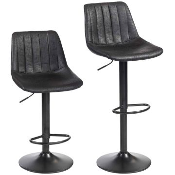 Baaritoolide komplekt, 2 tk, 46,5 × 43 × 89–110 cm