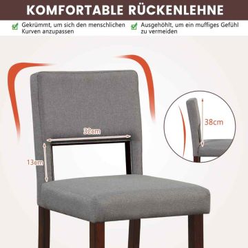 Baaritoolide komplekt, 2 tk, Hall, 48,26 × 99,06 × 52,07 cm