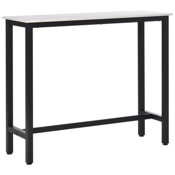 Baarilaud Homcom 120x40x100cm, musta värvi