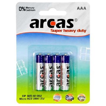 Patareid Arcas AAA/R03, 4 tk