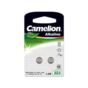 Patareid Camelion AG4/LR66/LR626/377, 2 tk