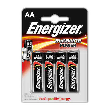 Energizer Alkaline Power AA/LR6 patareid, 4 tk