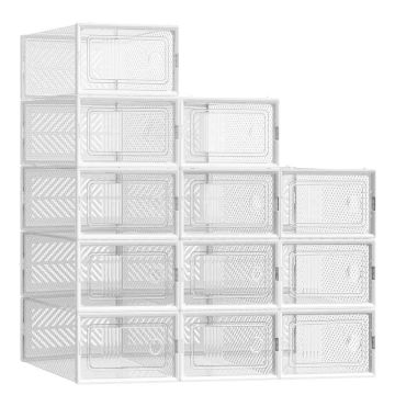 Jalatsite hoiukarbid SONGMICS, 18 tk, kuni suuruseni 44, 33,1 × 23 × 14 cm