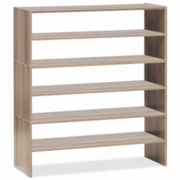 Shoe shelf, 3 parts, 2 tiers, 78.74 × 91.44 × 30.48 cm