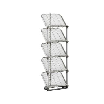 Jalatsiriiul SONGMICS LPC049GZ01, 5 astet, Hall, 24,5 × 28,4 × 102,5 cm