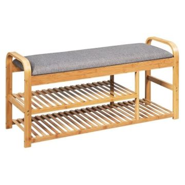Shoe shelf with bench, up to 7 pairs, 100 × 50 × 33 cm