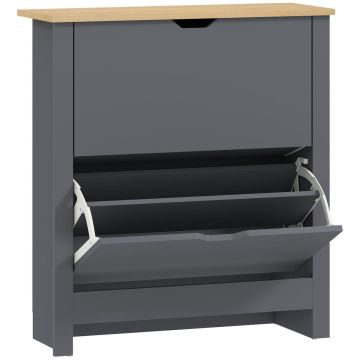 Обувная тумба, 2 выдвижных ящика, 72 × 80 × 26 см