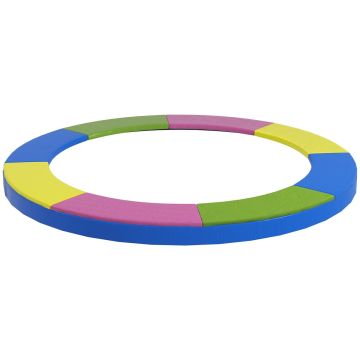 Batuudi servapolster, Kollane/roosa/roheline/sinine, Ø244 × 30 cm