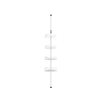 Vannitoa riiul 26,7x35x323cm., valge