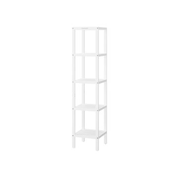 Vannitoa riiul 33x33x146cm., valge