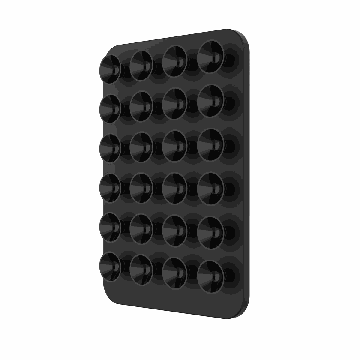 Autotelefonihoidik Fixed MagMate, iminappadega, Must, 100 × 125 × 18 mm
