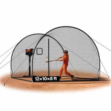 Pesapalli löögipuur VEVOR BL12100804S, 2 kaart, 366 × 310 × 233 cm
