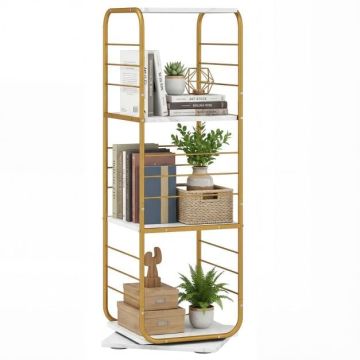 Rotating bookshelf, 4 shelves, 40 × 40 × 115 cm