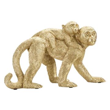 Ahvi ja poja skulptuur Monkey Mom, 29,5 × 18,5 × 11,5 cm