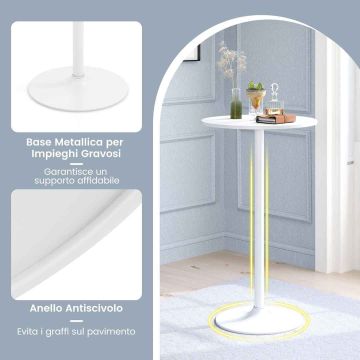 Bistro table set, 2 pcs, Ø 60 × 101.5 cm