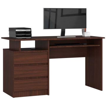 Kirjutuslaud NORE CLP S135, tumepruun