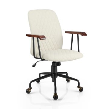 Office chair, 360° swivel, height adjustable, 63.5 × 60.96 × 90.17–97.79 cm