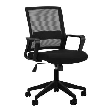 Офисное кресло ACTIVESHOP QS-11, С регулировкой высоты, Чёрное
