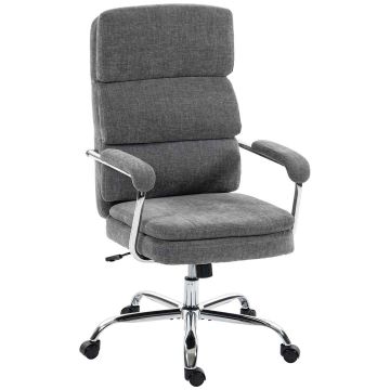 Kontoritool Aosom 921-954V00GY, 65 × 110–118 × 72,5 cm