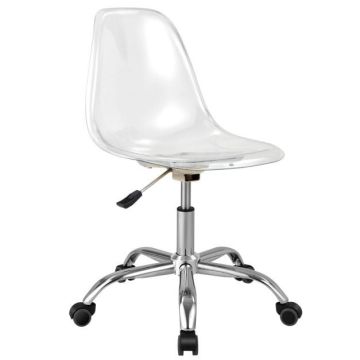Office chair, without armrests, 21 × 18.5 × 30.5-34.5 inches