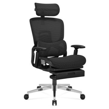 Kontoritool Mark Adler Expert 9.3, jalatoega, Must, 60 × 76 × 46 cm